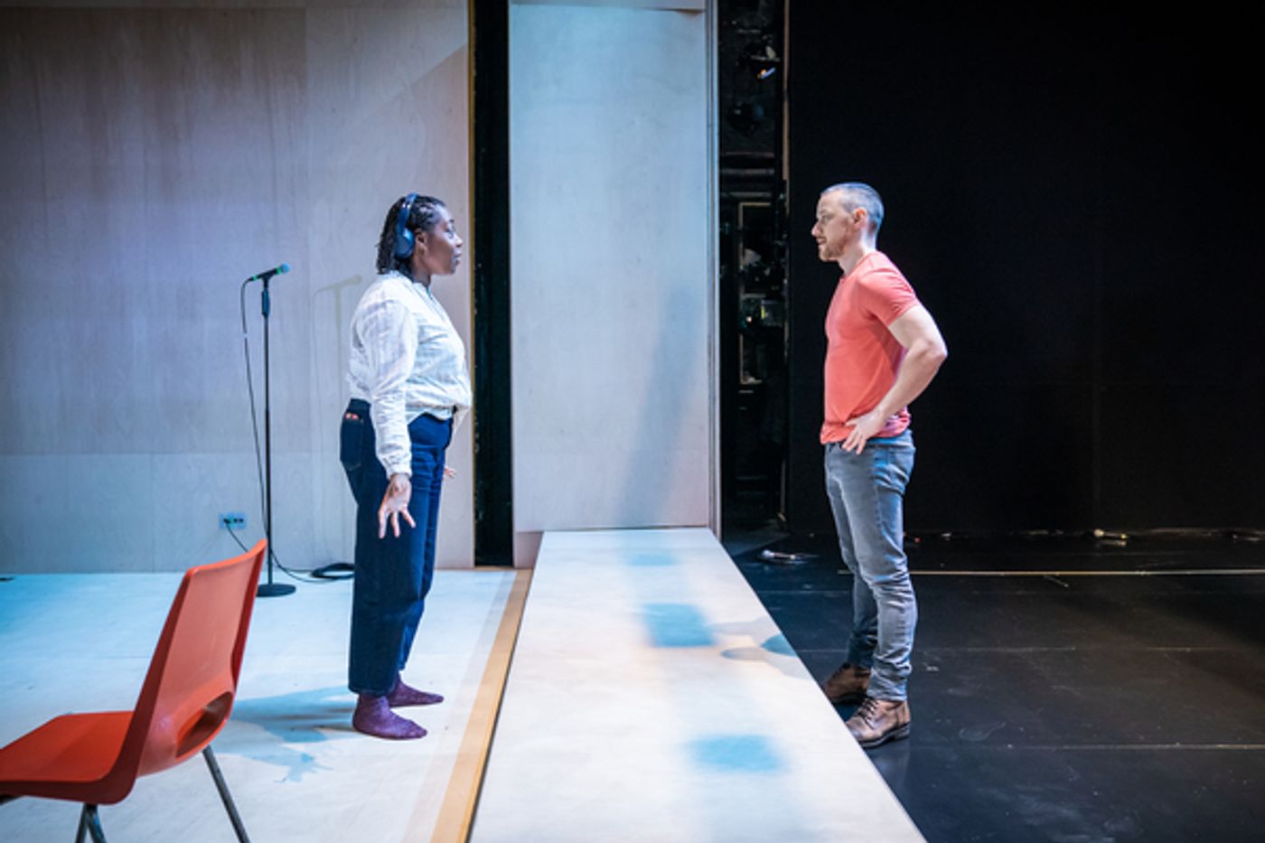 BWW Exclusive: See Behind-the-Scenes Photos From NT Live & Fathom Events' CYRANO DE BERGERAC Starring James McAvoy  Image