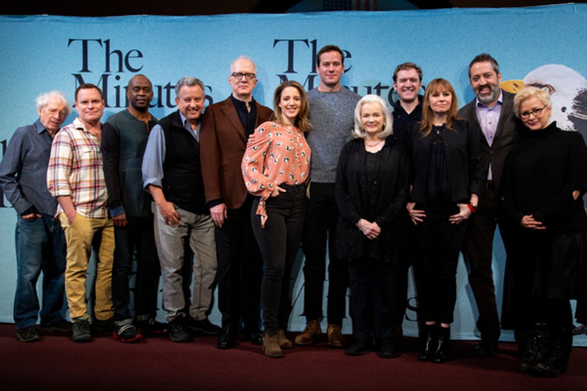 Austin Pendleton, Danny McCarthy, K. Todd Freeman, Jeff Still, Tracy Letts, Jessie Mueller, Armie Hammer, Blair Brown, Cliff Chamberlain, Sally Murphy, Ian Barford, Anna Shapiro at 
