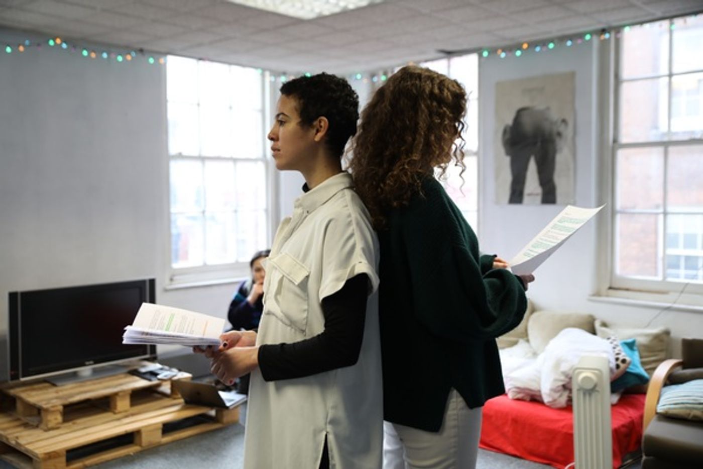 Photo Flash: Go Inside Rehearsals for V&V Coming to VAULT Festival this March  Image