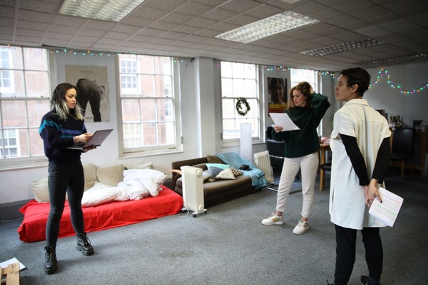 Photo Flash: Go Inside Rehearsals for V&V Coming to VAULT Festival this March  Image