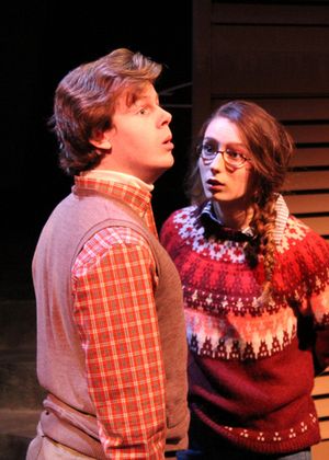 Christopher Diem as Charles Wallace and Alyssa Corella as Meg Murry @ BroadwayWorld Christopher Diem as Charles Wallace and Alyssa Corella as Meg Murry Photo