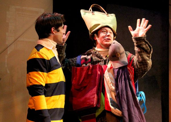 Shane Weikel as Calvin and Matt Takahashi as Mrs. Whatsit Photo