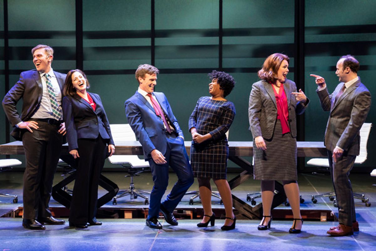 Brandon Dahlquist, Dara Cameron, Billy Harrigan Tighe, Alexis J. Roston, Madison Kauffman and Jonathan Schwart at 