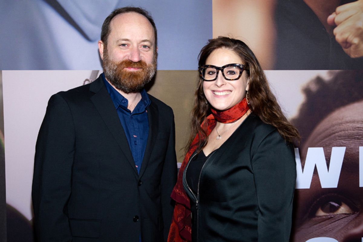 Sarna Lapine and guest at 