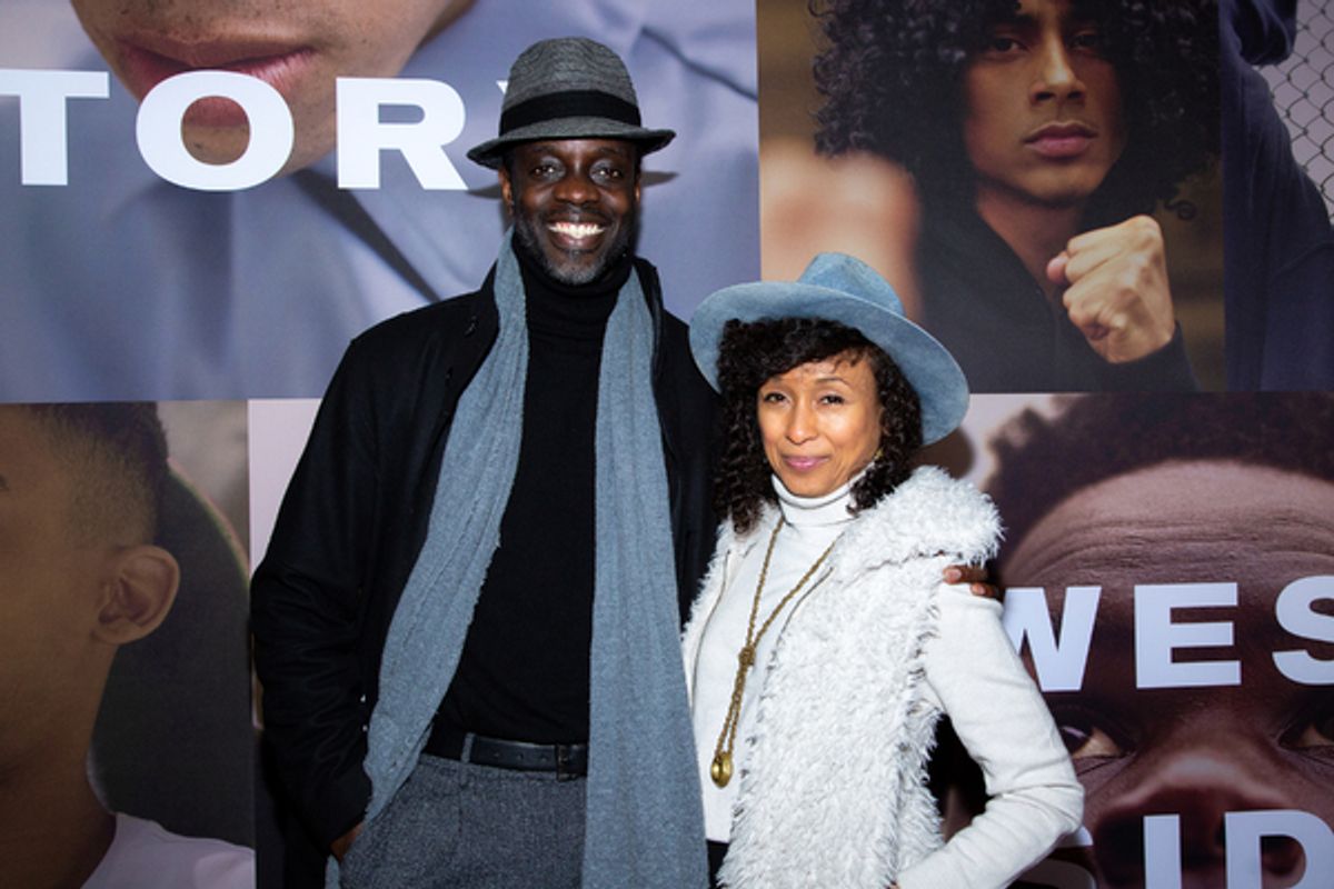 Ato Essandoh and guest at 