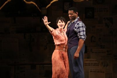 Beth Malone and David Aron Damane Photo