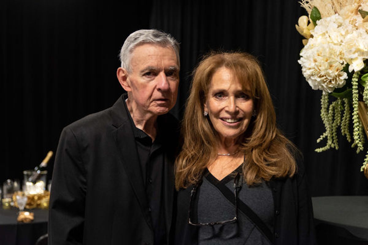 Mark Lewis and TheatreWorks Trustee Barbara Shapiro at 