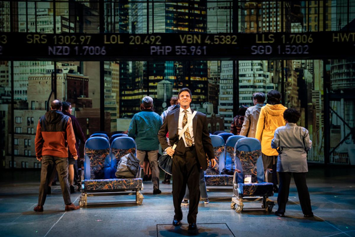 Billy Harrigan Tighe plays Brantley Foster in Paramount Theatre’s world premiere of The Secret of My Success, a wildly funny new musical about corporate culture, mistaken identity and making your own way in life based on the 1987 hit film starring Michael J. Fox. Performances are February 12-March 29, 2020 at Paramount Theatre, 23 E. Galena Blvd. in Aurora. Tickets: paramountaurora.com or (630) 896-6666. Photo by Liz Lauren at 