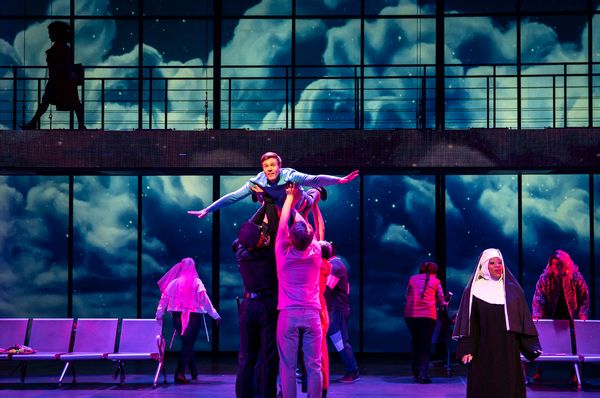 Billy Harrigan Tighe takes flight as Brantley Foster in Paramount Theatre’s world p Photo