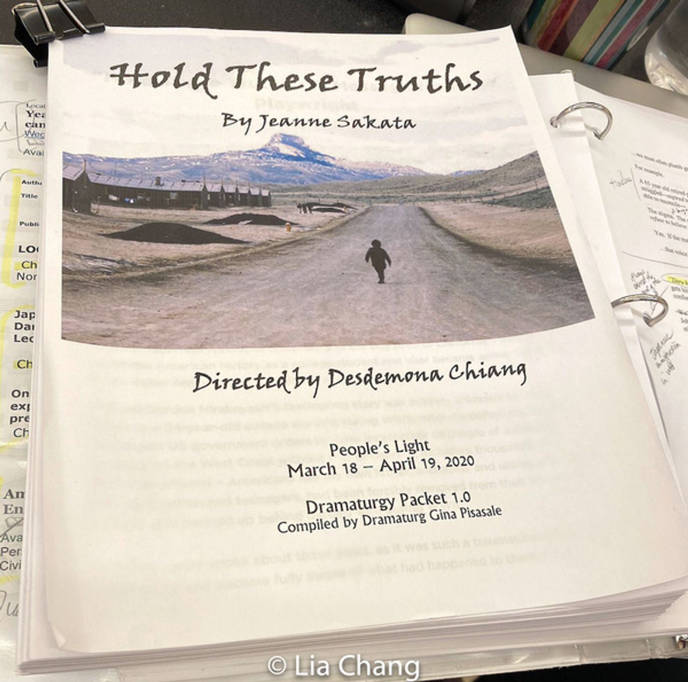 Photo Flash: Steven Eng In Rehearsal For People's Light Production Of Jeanne Sakata's HOLD THESE TRUTHS  Image