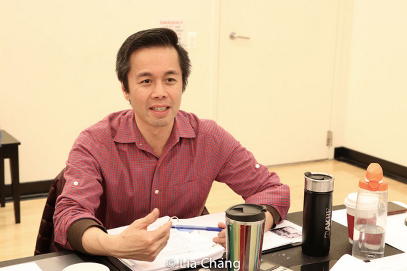 Photo Flash: Steven Eng In Rehearsal For People's Light Production Of Jeanne Sakata's HOLD THESE TRUTHS  Image