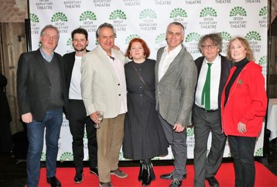 Ciaran O'Reilly, Sam Yates, Stanley Townsend, Jen Coppinger, Paul Fahy, Paul Muldoon  Photo