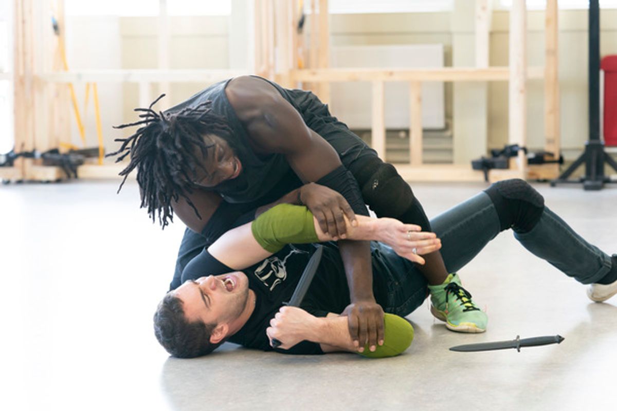 Theo Ogundipe and Tom Bateman at 