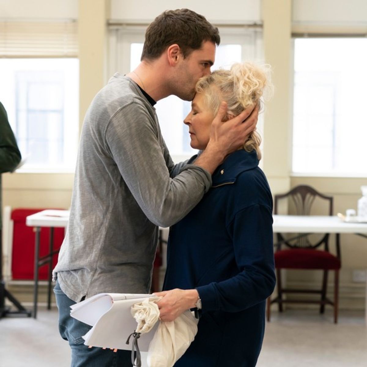 Tom Bateman and Stella Gonet at 