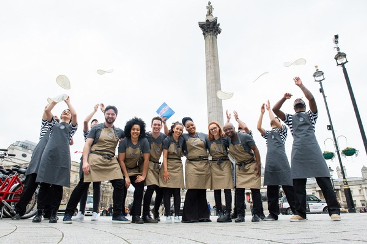 Photo Flash: WAITRESS Cast Members Treat PizzaExpress Customers to Surprise Performance  Image
