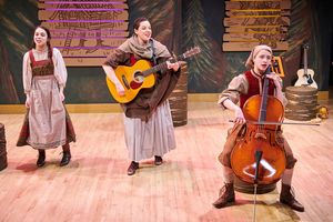 Maya Thomure, Natalie Ford and Mara Holzen in GRETEL!  Photo