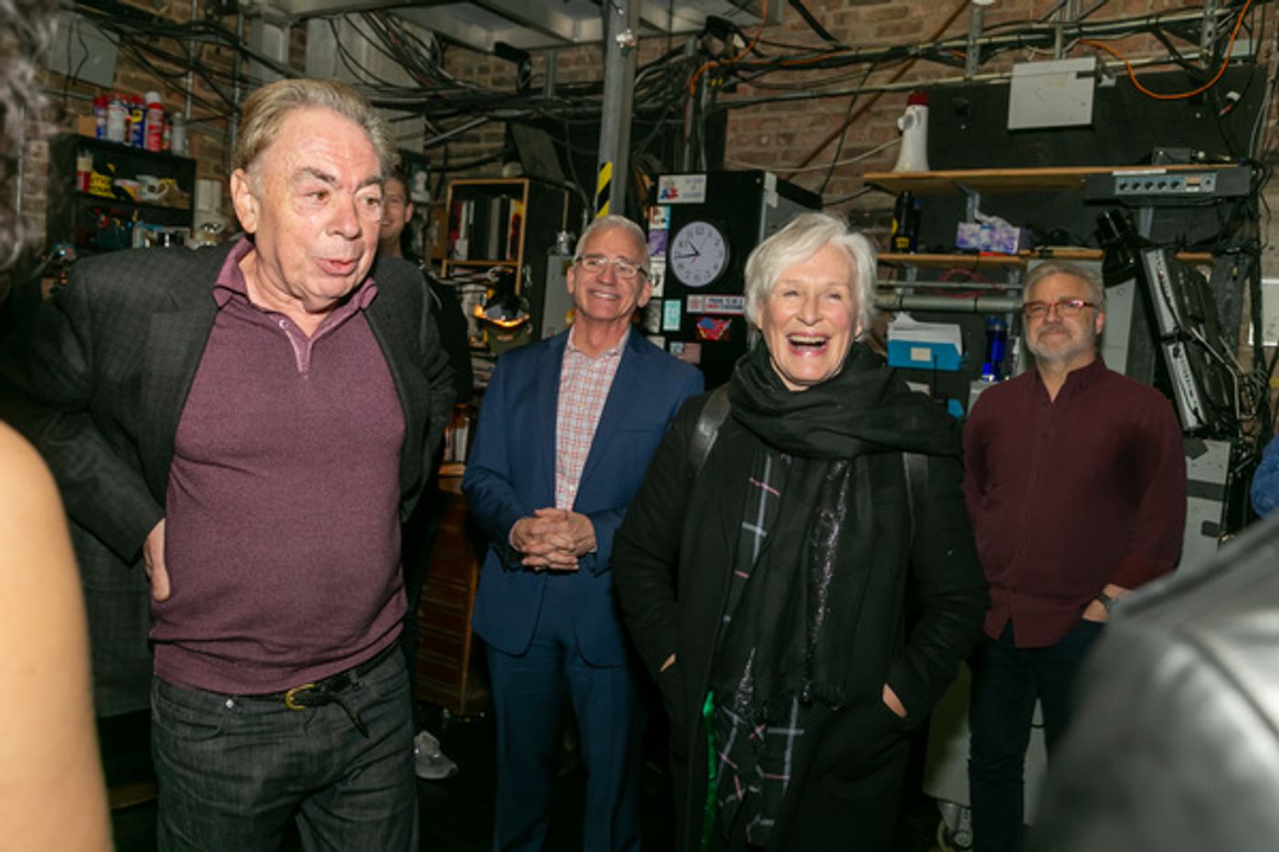Photo Flash: Andrew Lloyd Webber and Glenn Close Visit UNMASKED at Paper Mill Playhouse  Image
