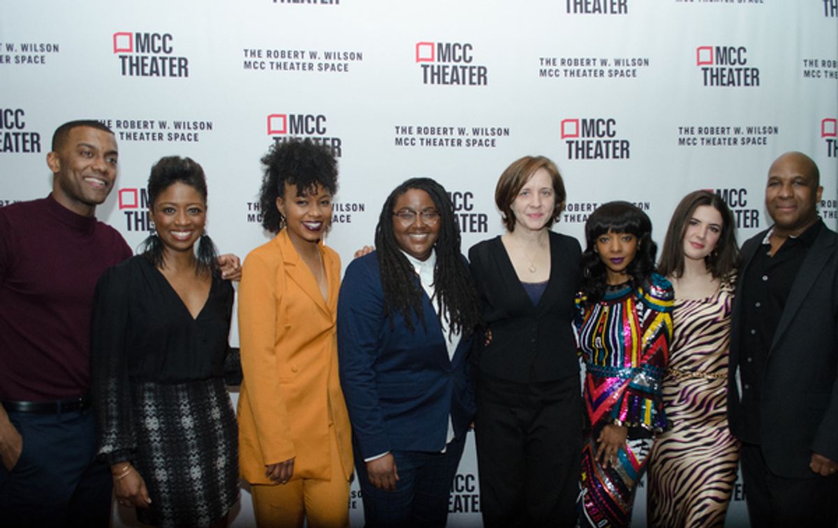 Joshua Boone, Montego Glover, Renika Williams, C.A. Johnson, Kate Whoriskey, Kara Young, Elise Kibler and Raphael Peacock  at 