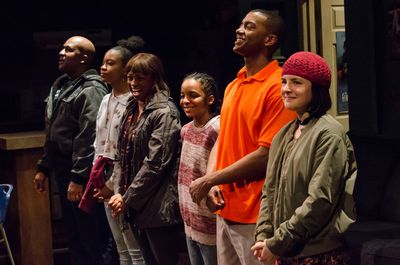 Raphael Peacock, Renika Williams, Montego Glover, Kara Young, Joshua Boone and Elise  Photo