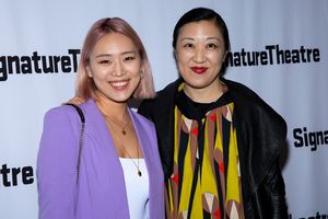 Young Jean Lee and guest @ BroadwayWorld Young Jean Lee and guest Photo