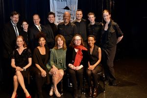 David Staller, Ingrid Pierson and Andrea Miller with Daniel Jenkins, Robbie Simpson,  Photo