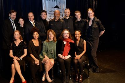 David Staller, Ingrid Pierson and Andrea Miller with Daniel Jenkins, Robbie Simpson,  Photo