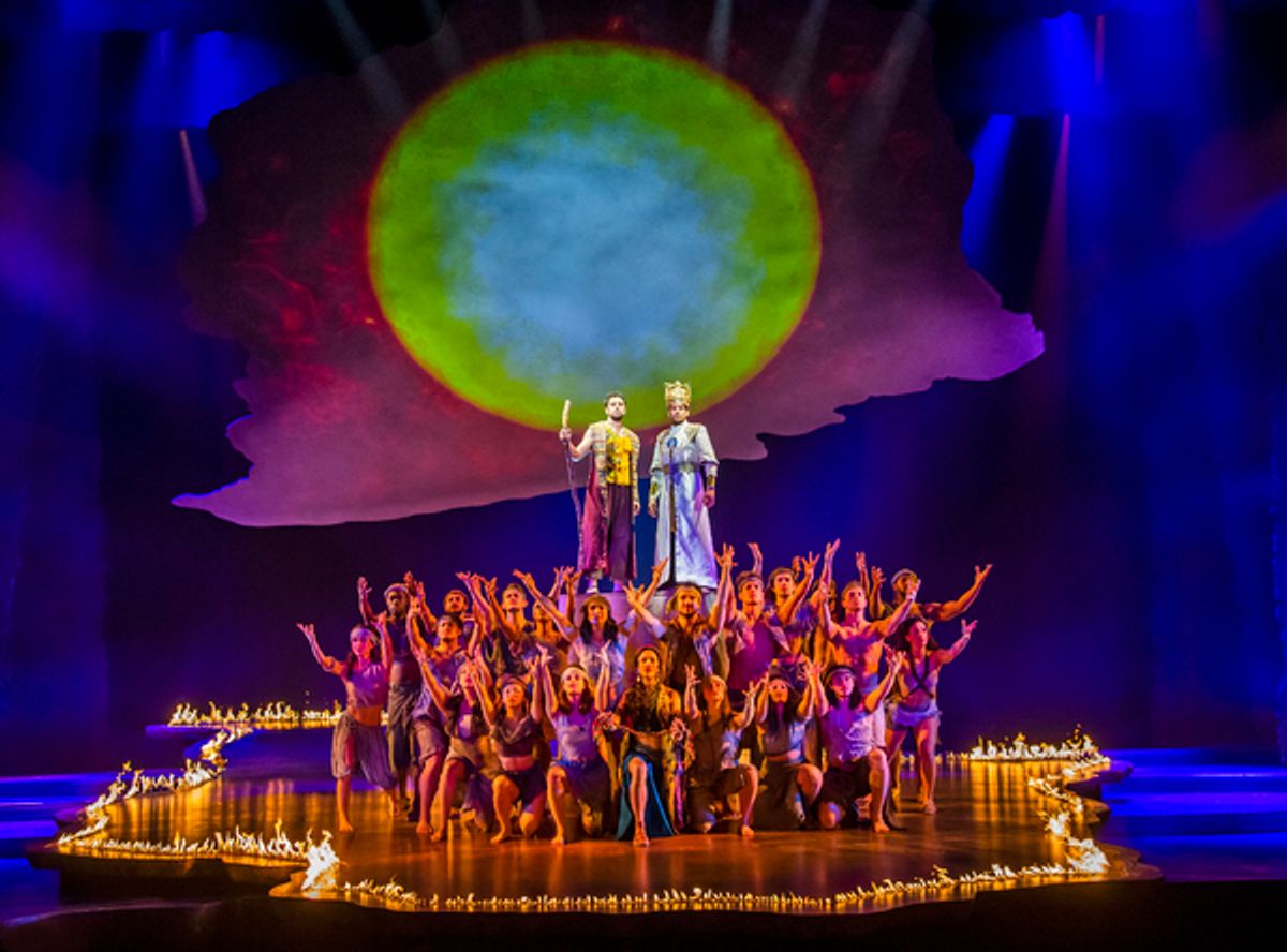 Luke Brady, Liam Tamne, and cast at 