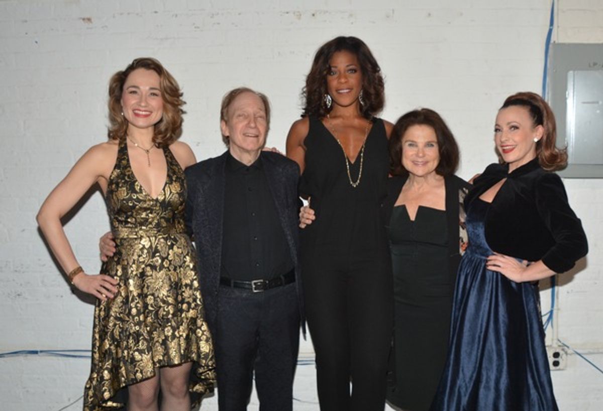 Lianne Marie Dobbs, Scott Siegel, Nicole Henry, Tovah Feldshuh and Jenny Lee Stern at 