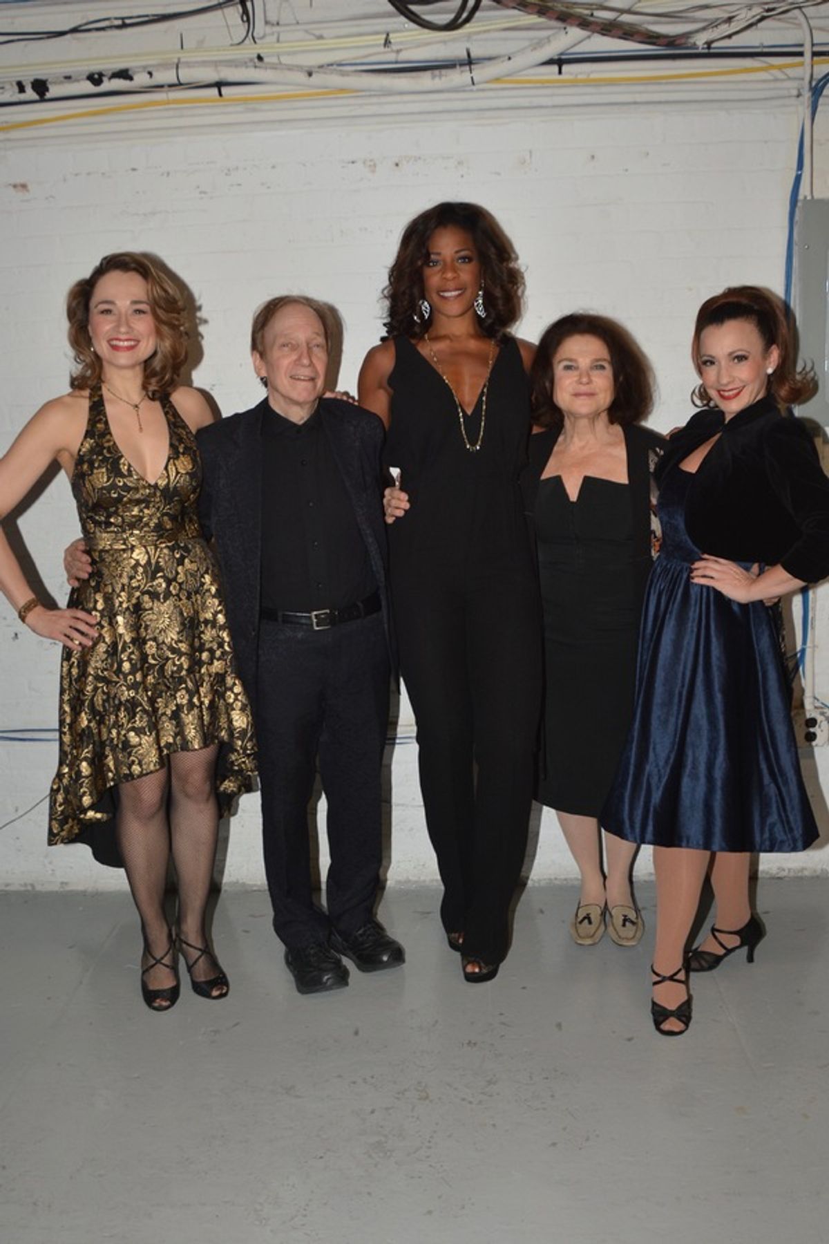Lianne Marie Dobbs, Scott Siegel, Nicole Henry, Tovah Feldshuh and Jenny Lee Stern at 