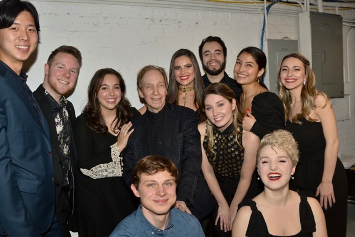 Scott Siegel and the Broadway Bu The Year Chorus that includes- Christoper Brian, Pedro Coppeti, Mara Friedman, Brian J. Gabriel, Esmeralda Garza, Emily Janes, Dongwoo Kang, Emma Maxwell, Emily Royer and Ashley Ryan at 