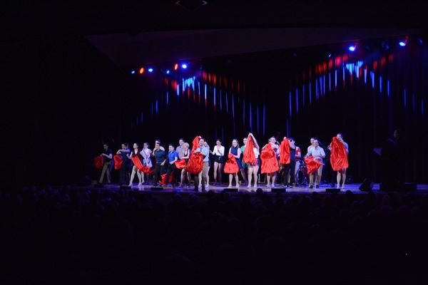Danny Gardner (Choreographer) and the Broadway By The Year Dance Troupe that includes Photo