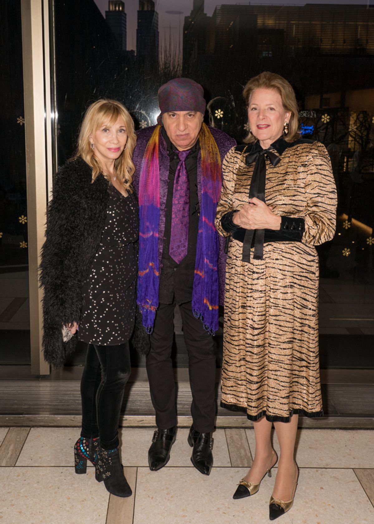 Maureen Van Zandt, Steven Van Zandt, Layla Adiba at 