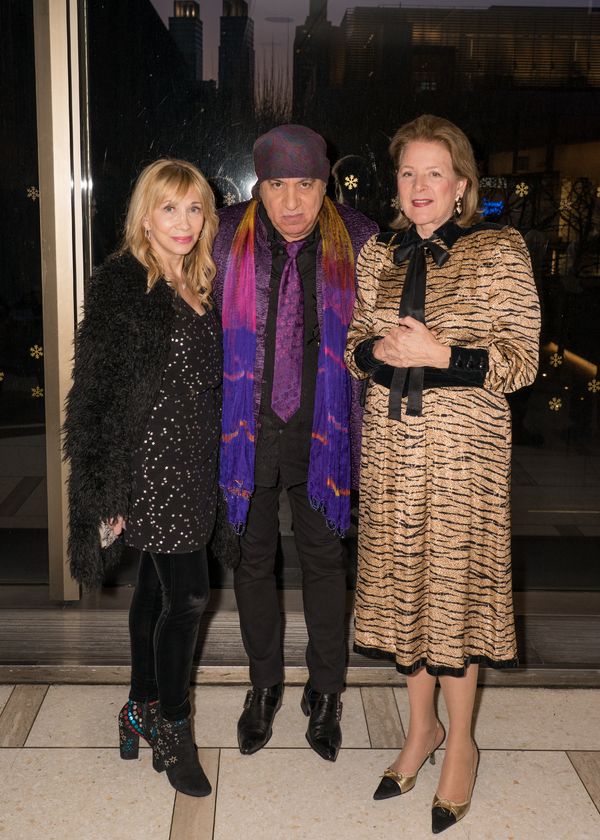 Maureen Van Zandt, Steven Van Zandt, Layla Adiba Photo