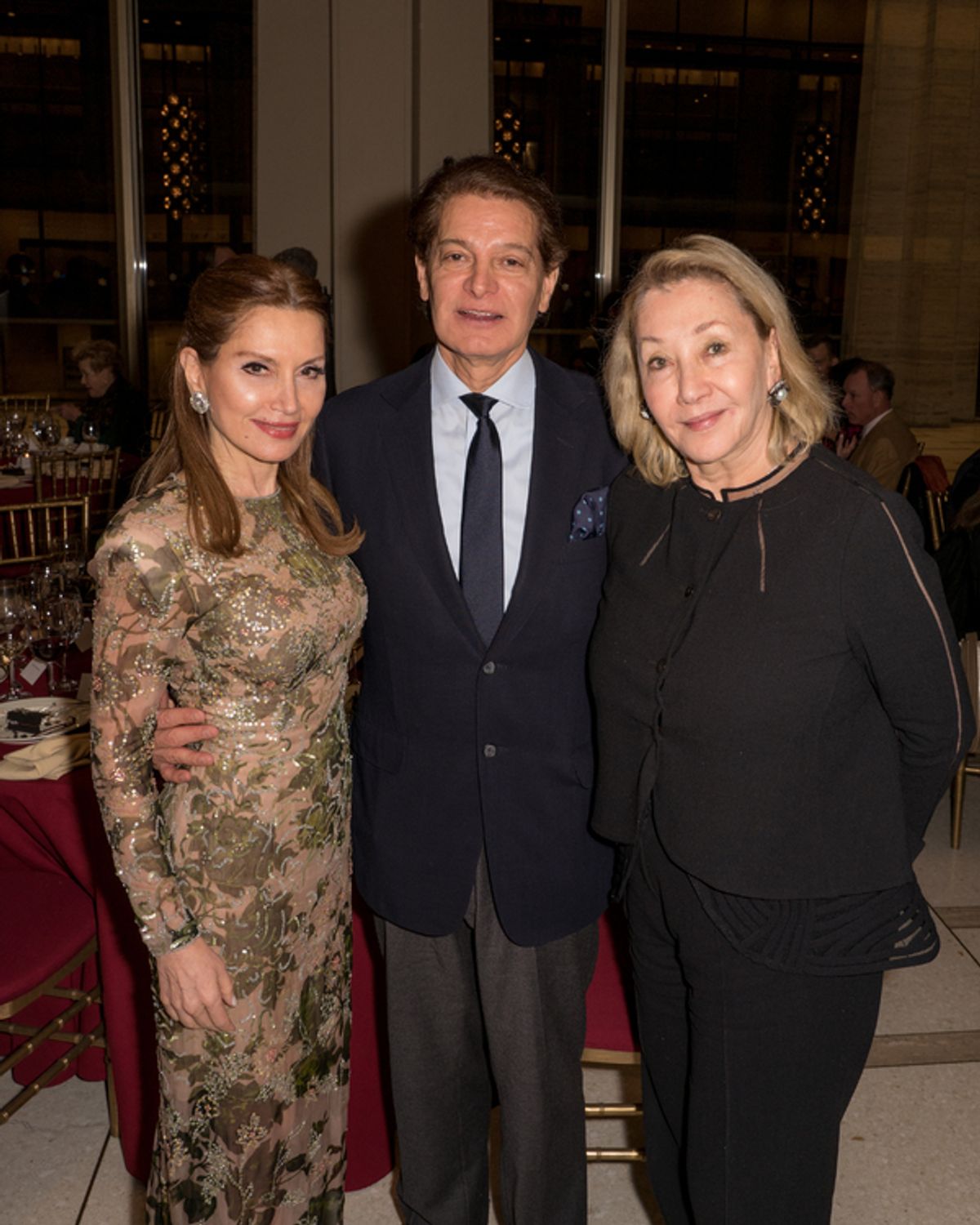 Jean Shafiroff, Edgar Batista, Susan Gutfreund at 