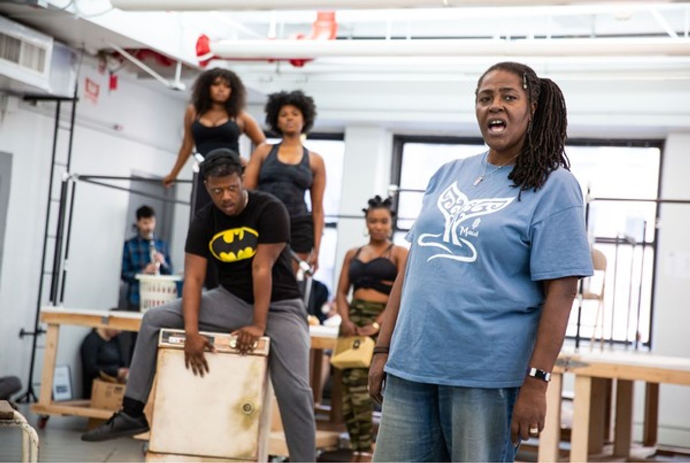 Photo Flash: Go Inside Rehearsal for CAROLINE, OR CHANGE on Broadway, Starring Sharon D. Clarke, Caissie Levy, Chip Zien and More Photo Flash: Go Inside Rehearsal for CAROLINE, OR CHANGE on Broadway, Starring Sharon D. Clarke, Caissie Levy, Chip Zien and More Image