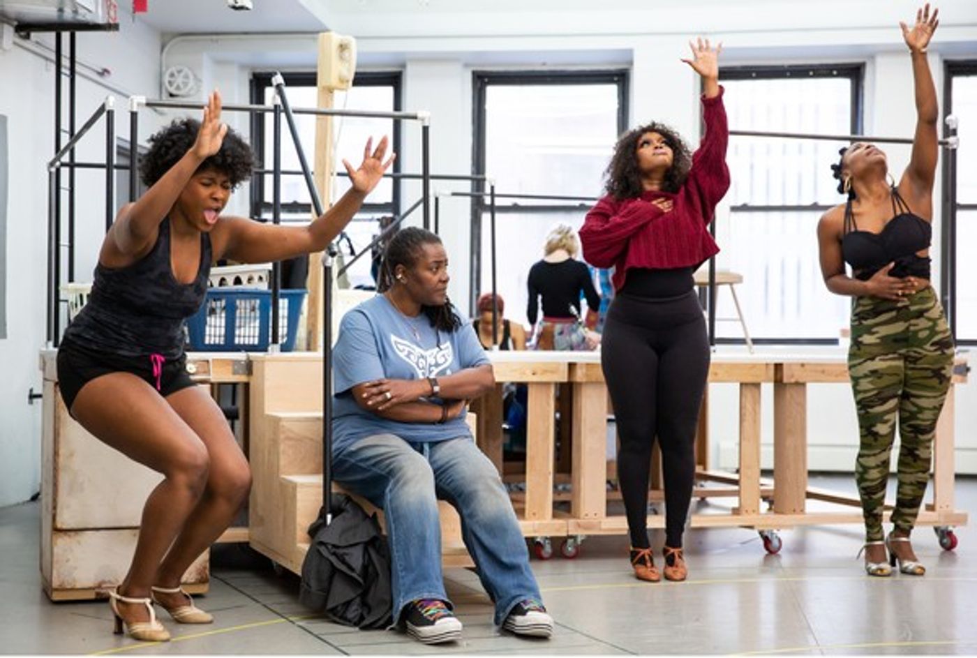 Photo Flash: Go Inside Rehearsal for CAROLINE, OR CHANGE on Broadway, Starring Sharon D. Clarke, Caissie Levy, Chip Zien and More Photo Flash: Go Inside Rehearsal for CAROLINE, OR CHANGE on Broadway, Starring Sharon D. Clarke, Caissie Levy, Chip Zien and More Image