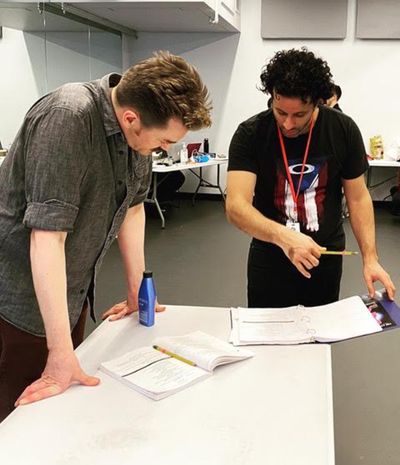 Brian Charles Rooney and Luis Salgado. Photo