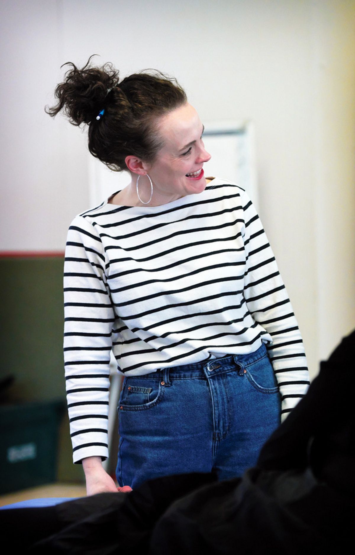 Director Jemima Levick in rehearsals for Maggie May at 