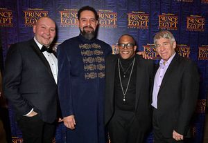 Adam Pearce, Joe Dixon, Choreographer Sean Cheesman and Composer Stephen Schwartz @ BroadwayWorld Adam Pearce, Joe Dixon, Choreographer Sean Cheesman and Composer Stephen Schwartz Photo