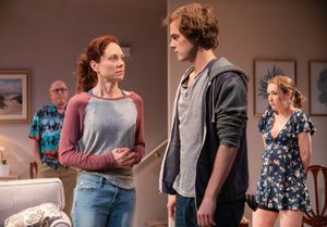 John Leslie Wolfe (Richard), Shanara Gabrielle (Lee), John Austin (Bobby), and Jordan Slattery (Kitty) @ BroadwayWorld John Leslie Wolfe (Richard), Shanara Gabrielle (Lee), John Austin (Bobby), and Jordan Photo