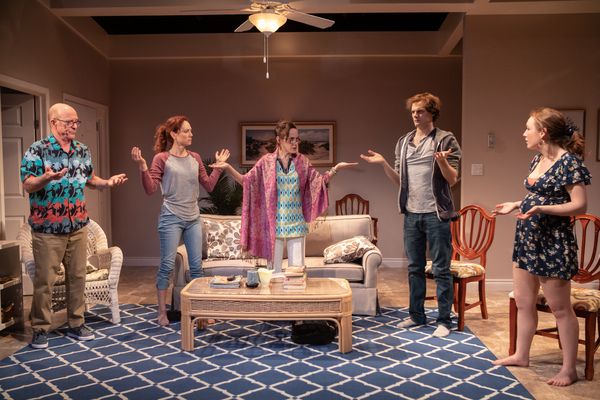 Photo Flash: First Look at EASY WOMEN SMOKING LOOSE CIGARETTES at Signature Theatre — photo 2 of 7