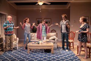 John Leslie Wolfe (Richard), Shanara Gabrielle (Lee), Susan Rome (Marian), John Austin (Bobby), and Jordan Slattery (Kitty) @ BroadwayWorld John Leslie Wolfe (Richard), Shanara Gabrielle (Lee), Susan Rome (Marian), John Austi Photo