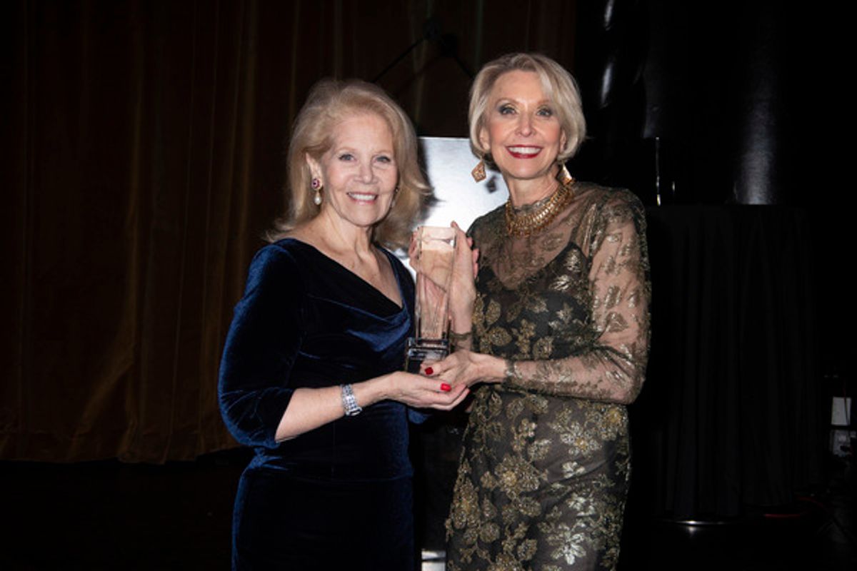 Daryl Roth and Julie Halston at 