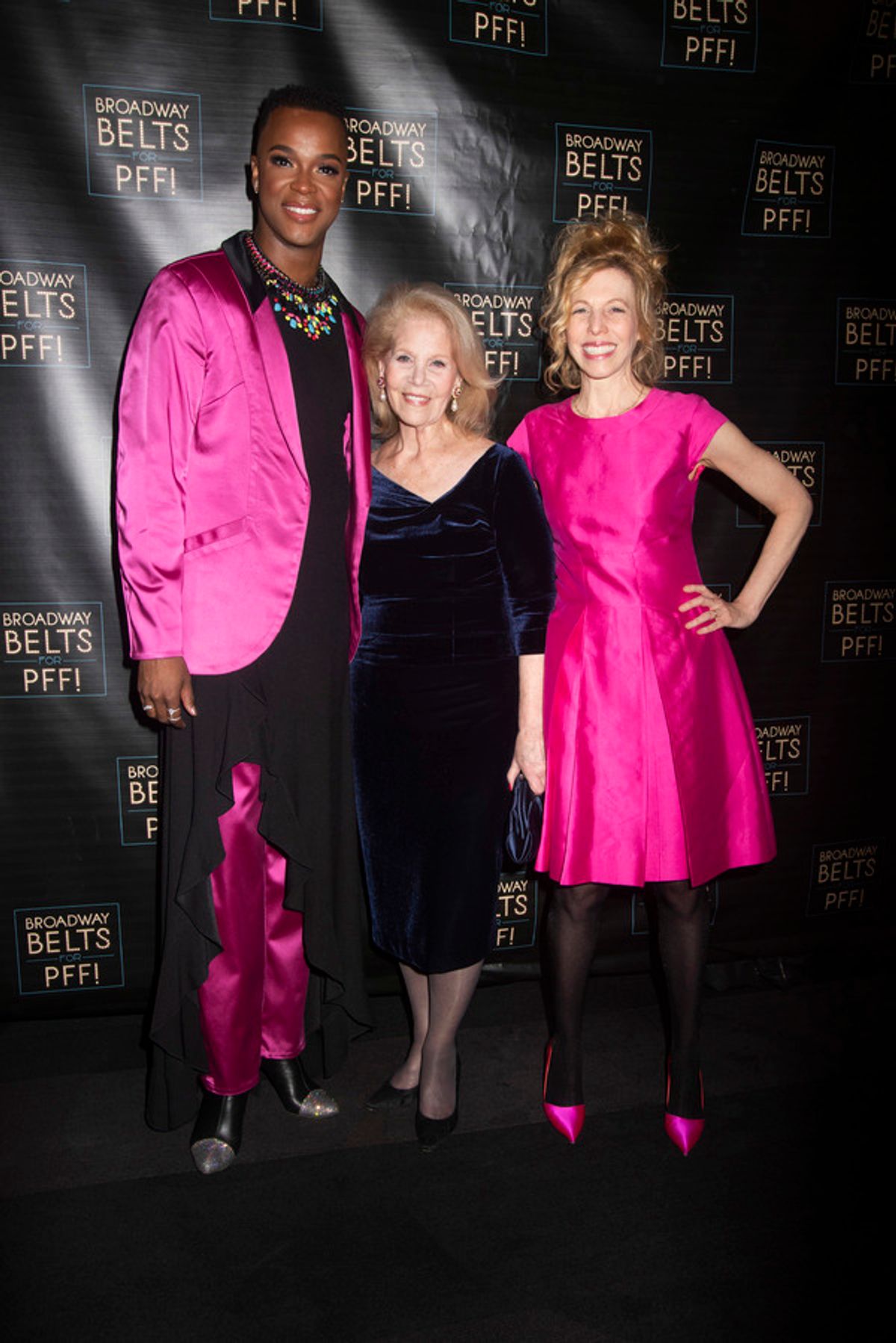 J. Harrison Ghee, Daryl Roth and Maddie Corman at 