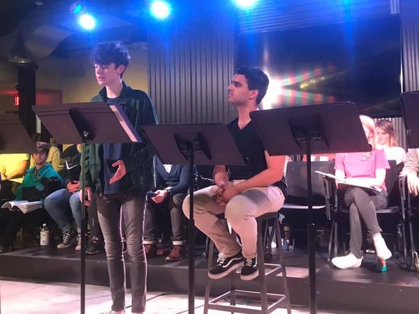 Stick & Stones Mason Risser (David), Darian Goulding (King Saul) Photo