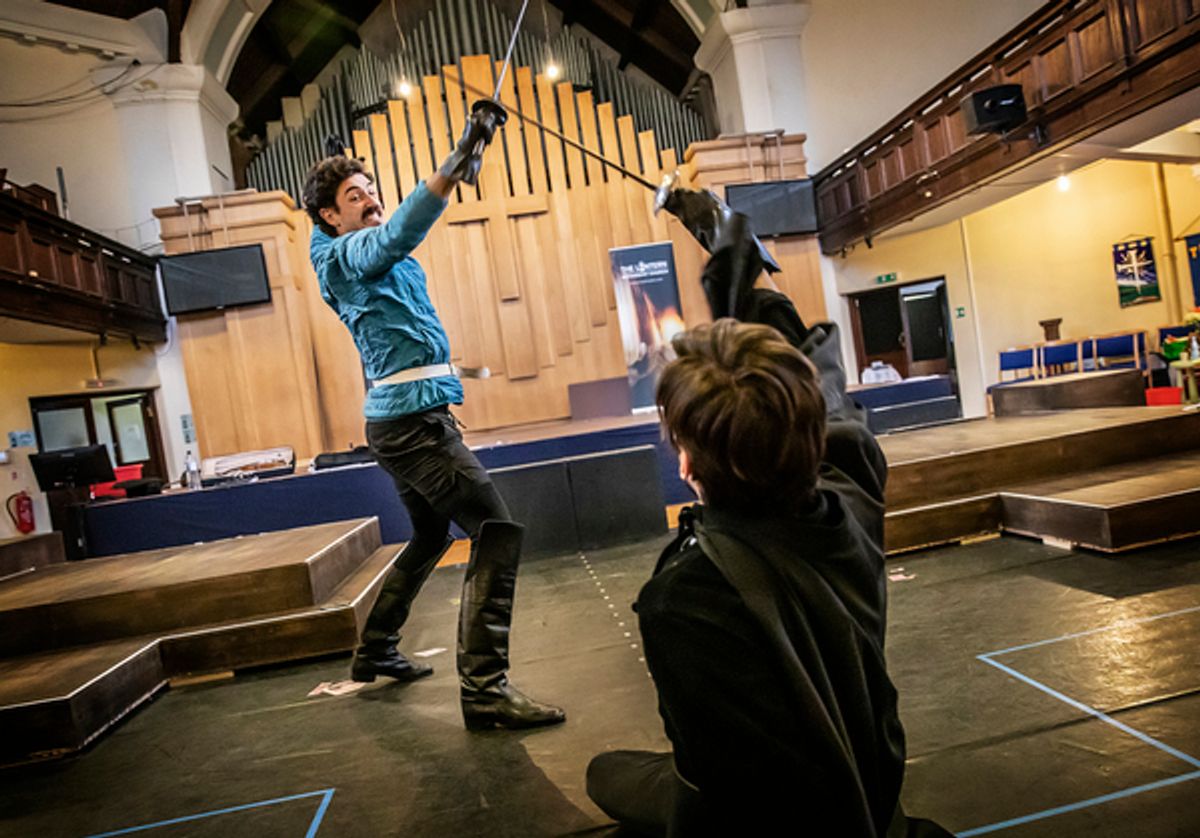 Alex Gibson-Giorgio and Benjamin Purkiss at 