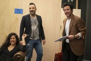 Nadine Malouf, Osh Ghanimah, and Hadi Tabbal @ BroadwayWorld Nadine Malouf, Osh Ghanimah, and Hadi Tabbal Photo