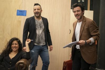 Nadine Malouf, Osh Ghanimah, and Hadi Tabbal Photo