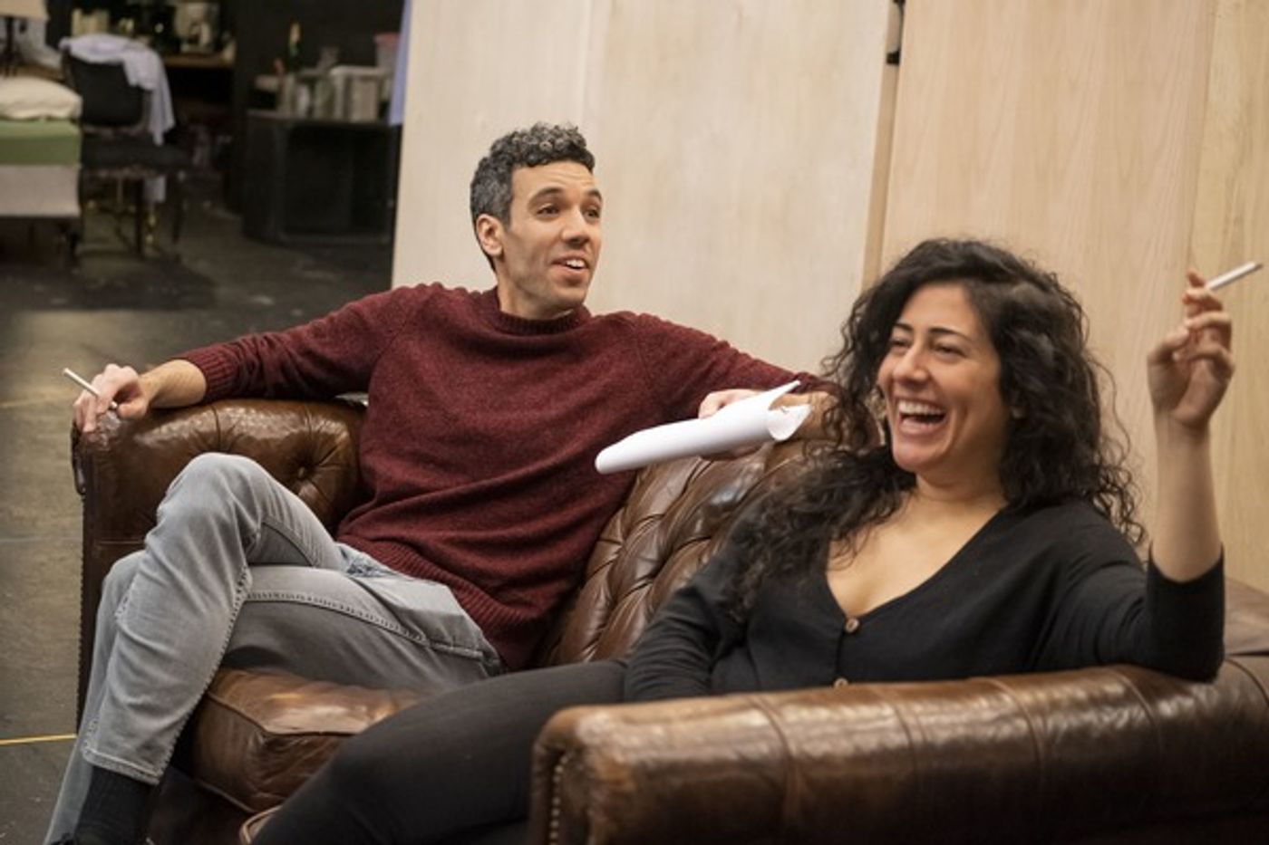 Photo Flash: In Rehearsal with THE VAGRANT TRILOGY at The Public Theater  Image
