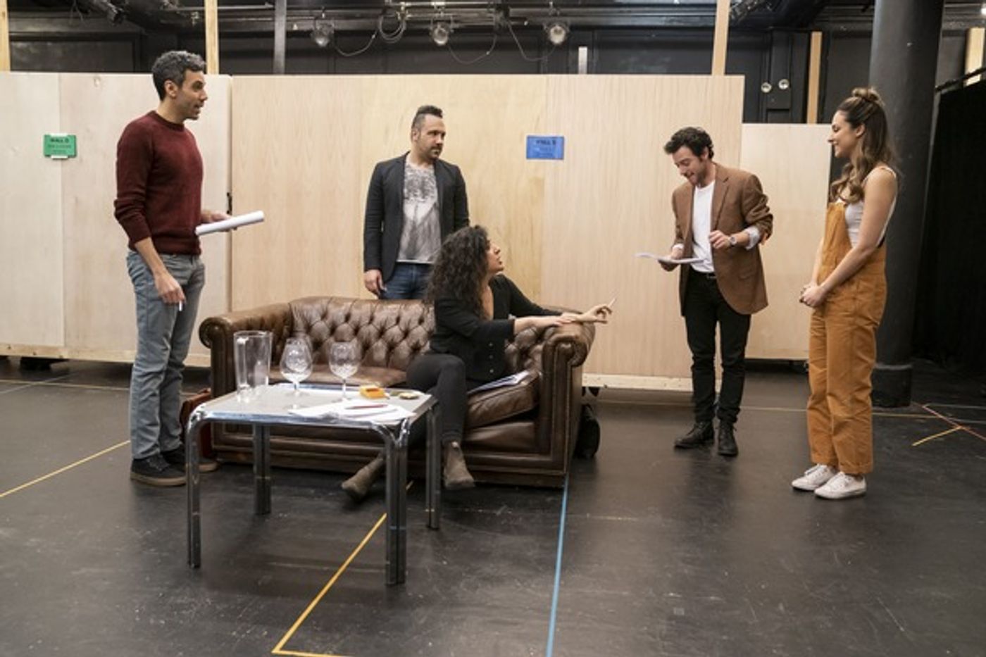 Photo Flash: In Rehearsal with THE VAGRANT TRILOGY at The Public Theater  Image